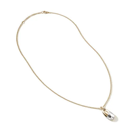 Pebble Pendant, Gold, Silver, Diamonds|NZZP9012442DI sold by John Hardy product image thumbnail 5