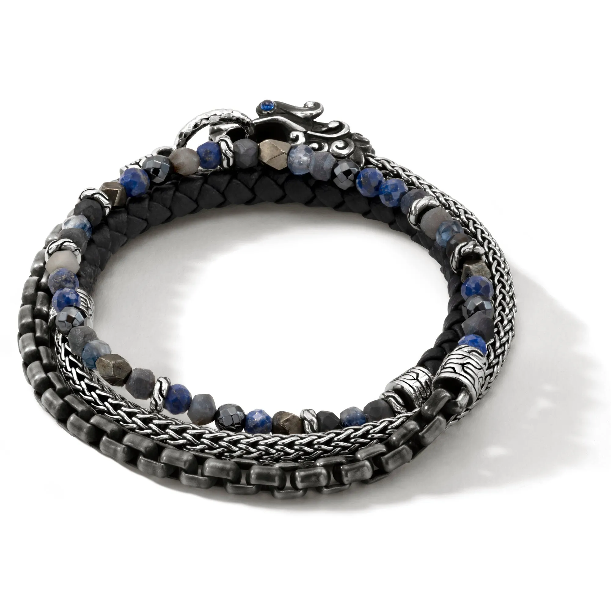 Legends Naga Vegan Leather Wrap Bracelet|BMS60293VVBLLPZ sold by John Hardy product image thumbnail 4