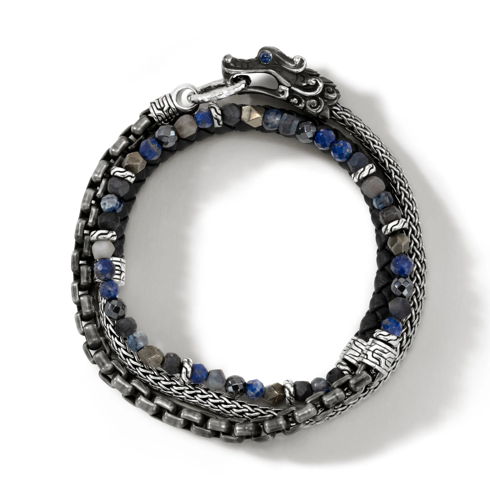 Legends Naga Vegan Leather Wrap Bracelet|BMS60293VVBLLPZ sold by John Hardy product image thumbnail 5