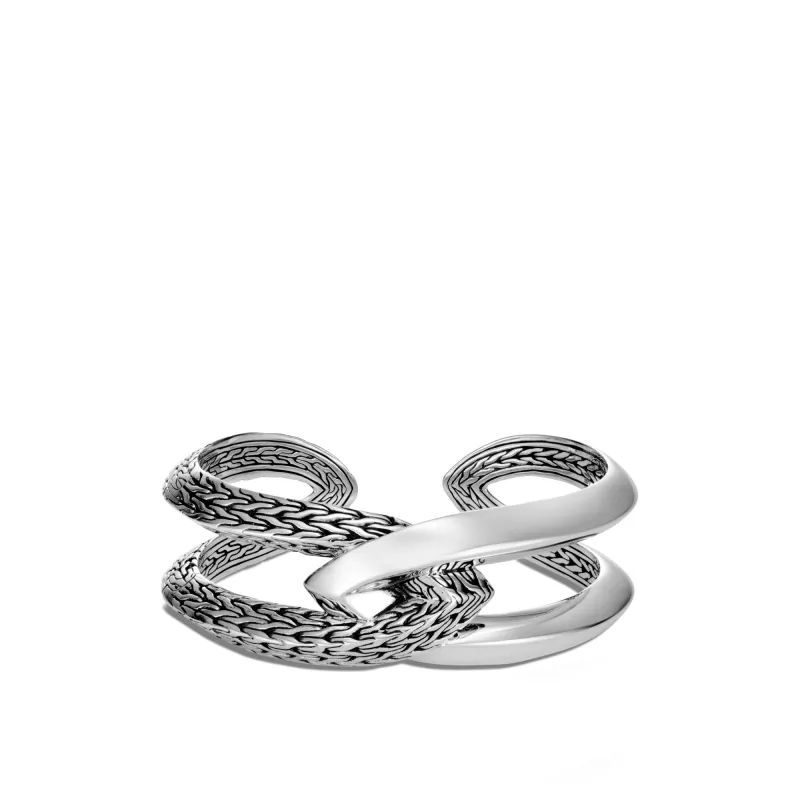 Classic Chain Knife Edge Kick Cuff|CB90483 sold by John Hardy