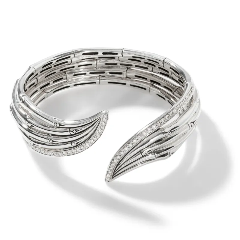 Bamboo Cuff with Diamonds|CBP500692DI sold by John Hardy