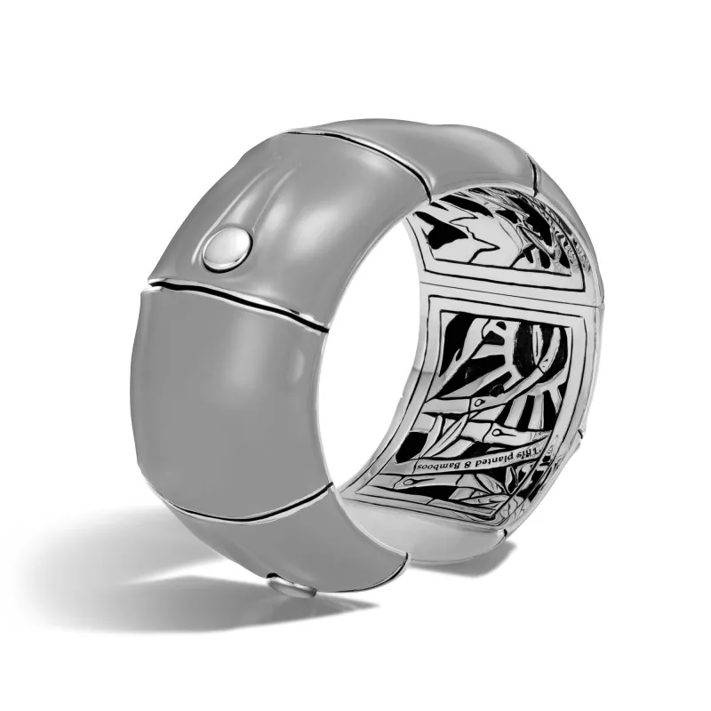 Kick Cuff in Grey Enamel|CN5933GY sold by John Hardy