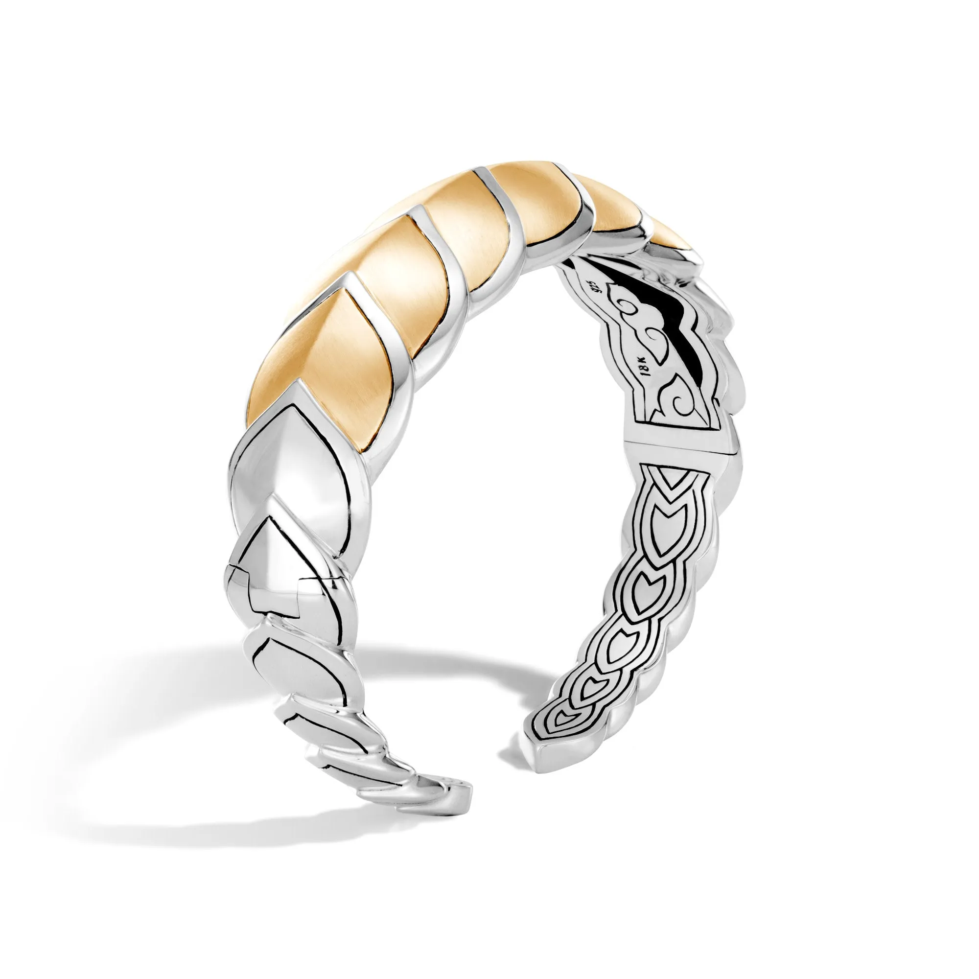 Naga Brushed Hinged Cuff, 18.5MM|CZ6643BH sold by John Hardy