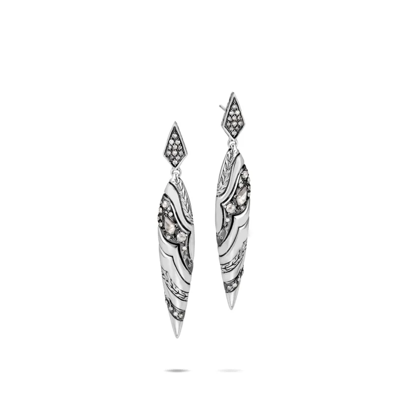 Marquis Drop Earrings with Diamonds|EBP440052MDI sold by John Hardy
