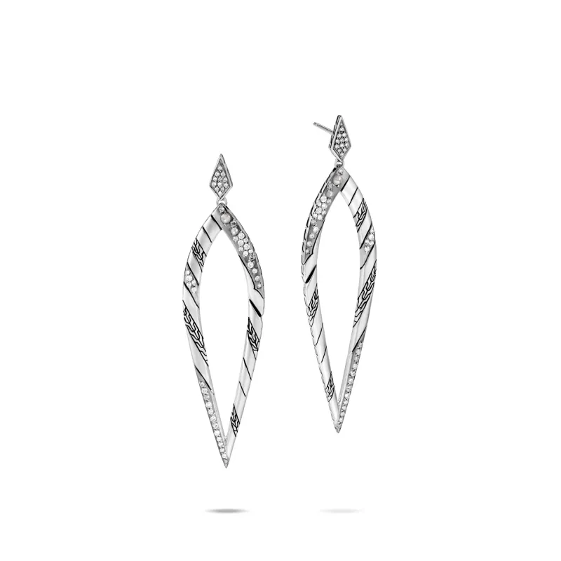 Marquis Drop Earrings with Diamonds|EBP440382MDI sold by John Hardy