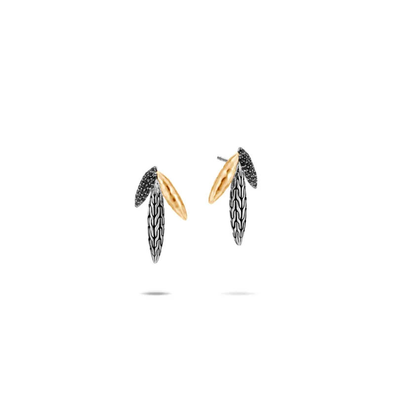 Surface Triple Spear Stud Earrings|EZS905524BLSBN sold by John Hardy