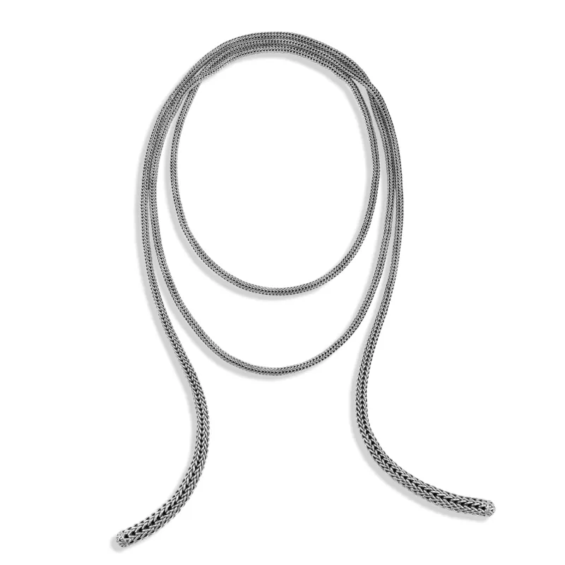 Classic Chain 7.5MM Graduated Wrap Necklace|NB999693 sold by John Hardy