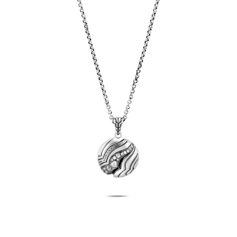 Pendant Necklace with Diamonds|NBP440392MDI sold by John Hardy