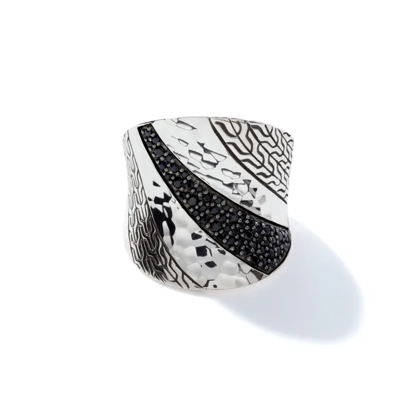 Surface Saddle Ring|RBS9001654BLSBN sold by John Hardy