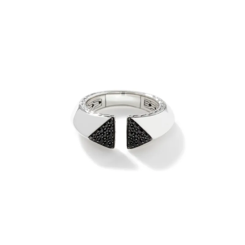 Tiga Open Band Ring|RBS9005304BLSBN sold by John Hardy