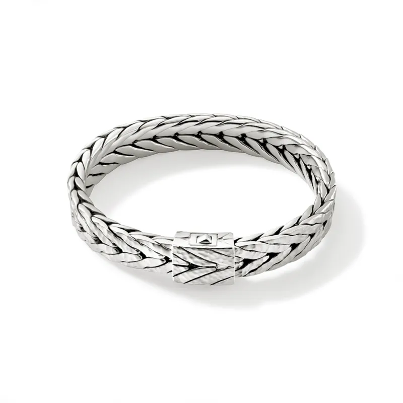 Hammered Bracelet, Sterling Silver, Slim|BU901023 sold by John Hardy
