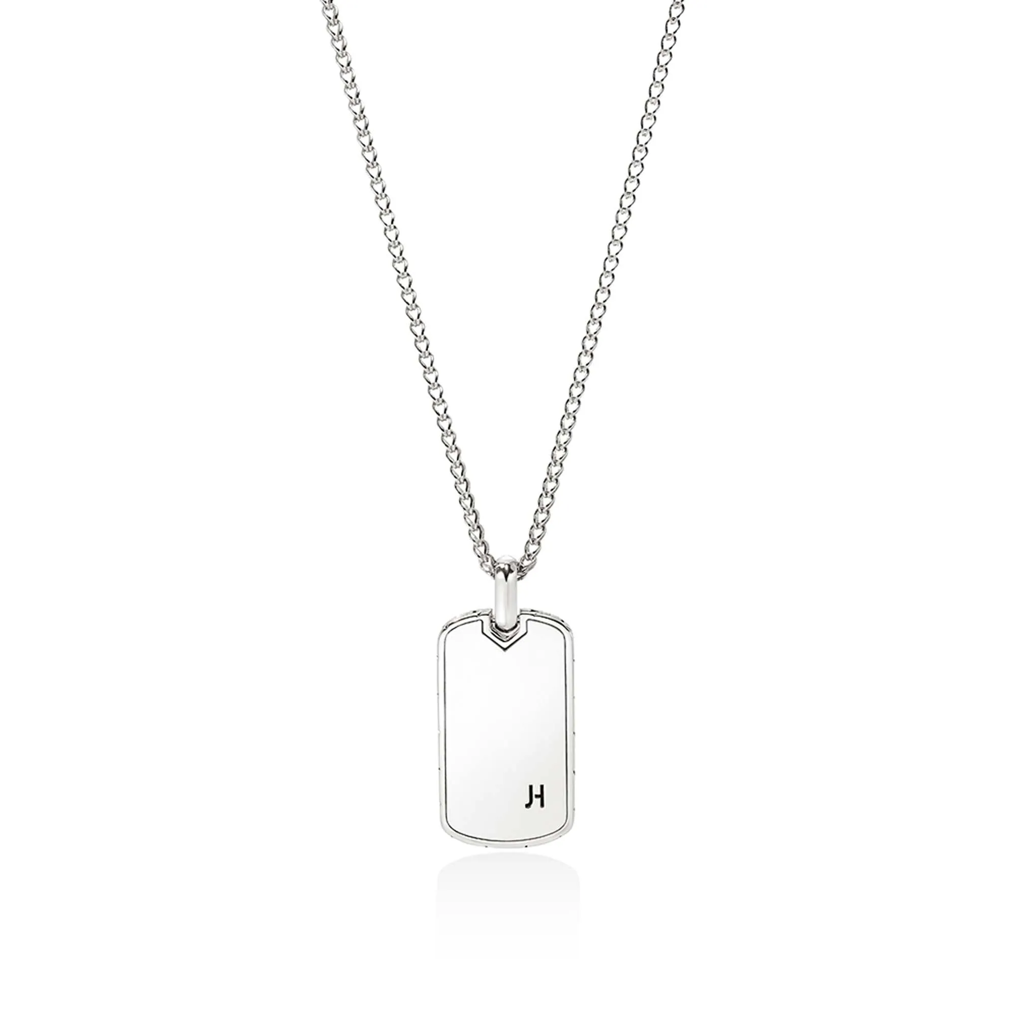 Tag Necklace, Sterling Silver, Diamonds, 2MM|NMP9011322DI sold by John Hardy product image thumbnail 4