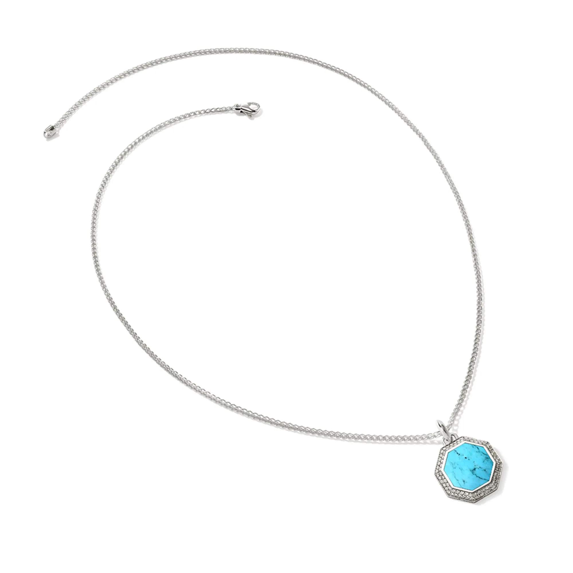 Tag Necklace, Silver, Diamonds|NMS9011511TQDI sold by John Hardy product image thumbnail 3