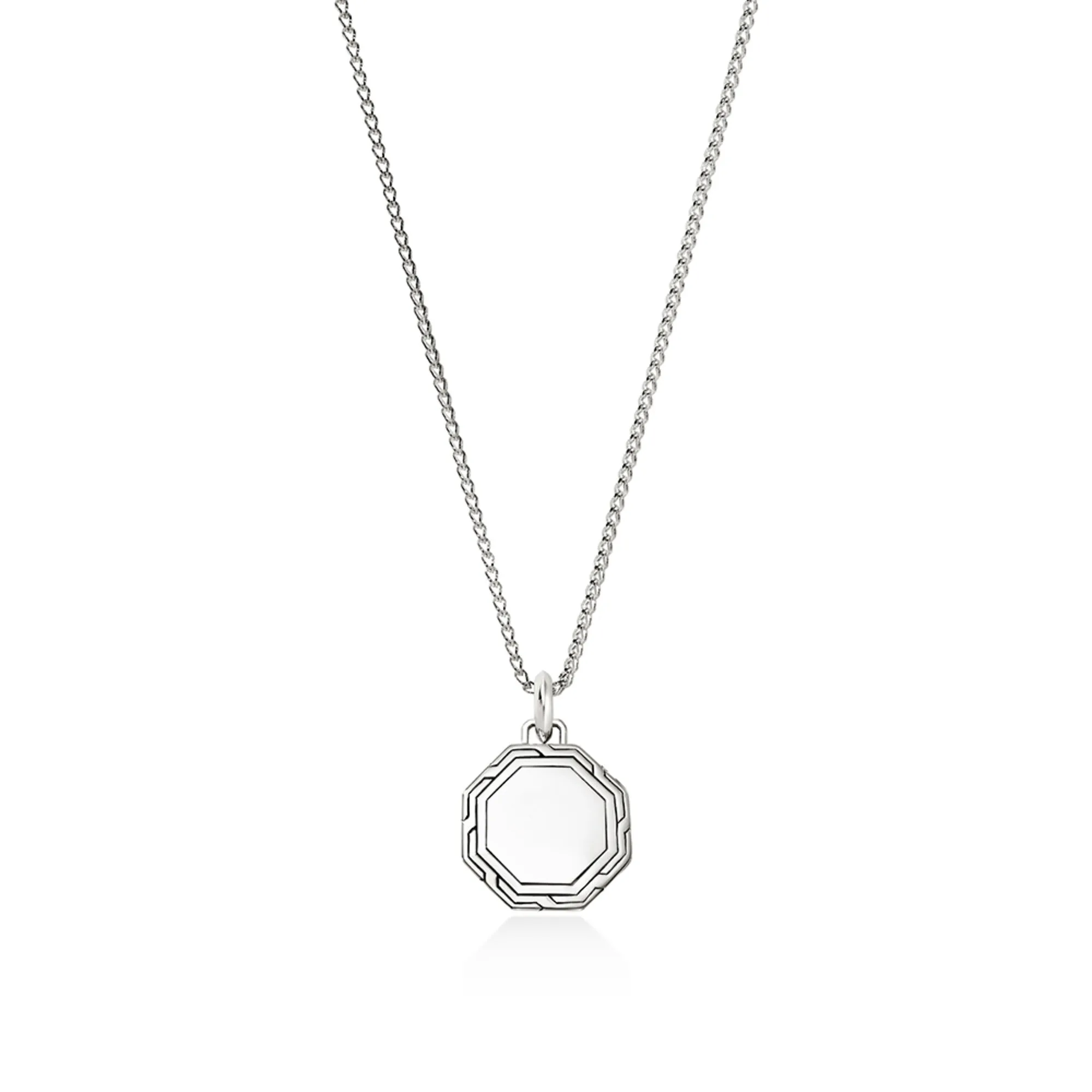 Tag Necklace, Silver, Diamonds|NMS9011511TQDI sold by John Hardy product image thumbnail 4