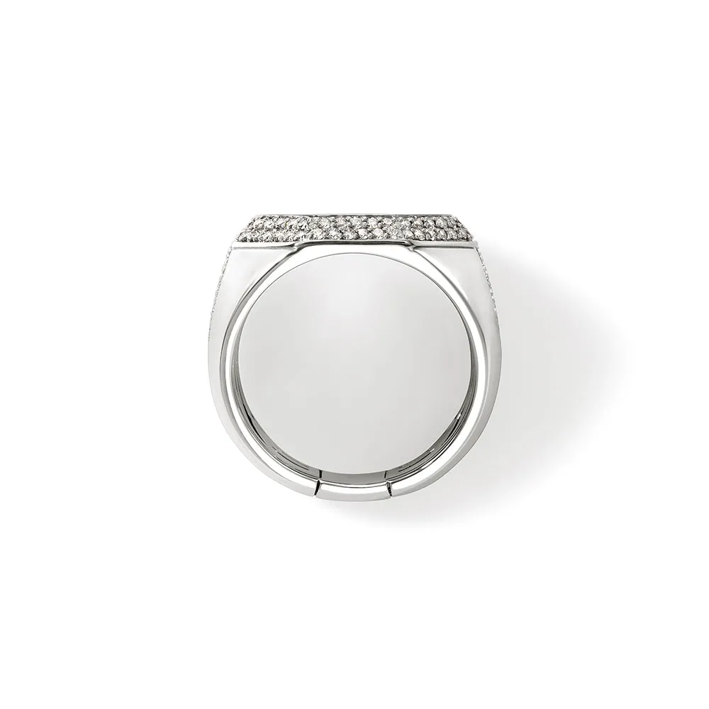 Signet Ring, Silver, Diamonds|RMS9011521BONDI sold by John Hardy product image thumbnail 4