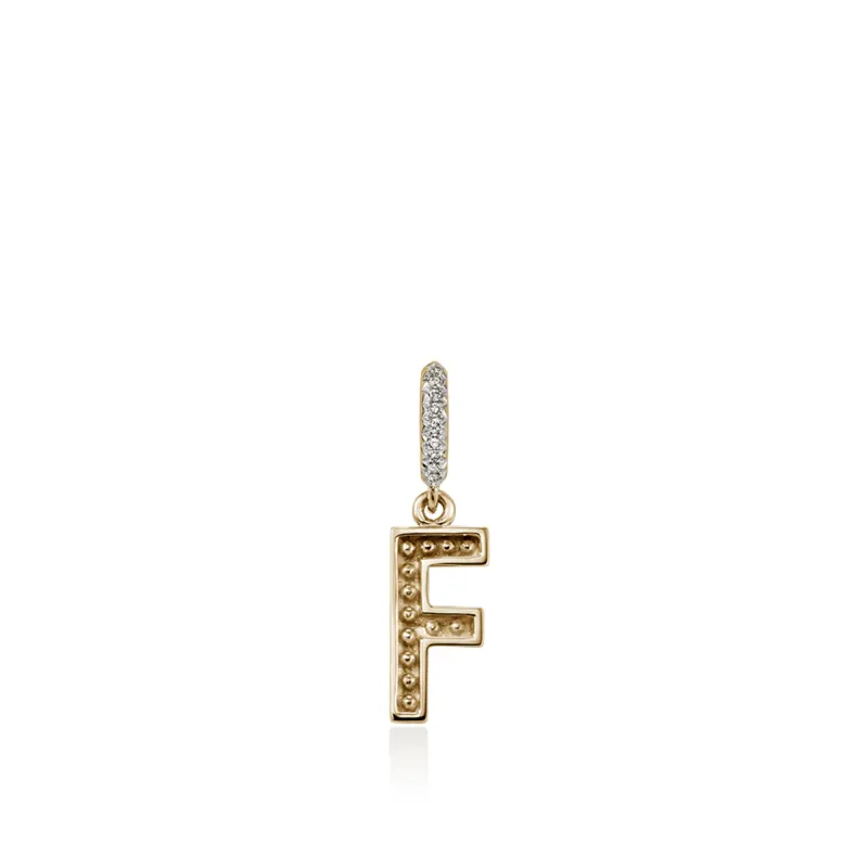 Initial Pendant, Gold, Diamonds|HGGX986222FDI sold by John Hardy