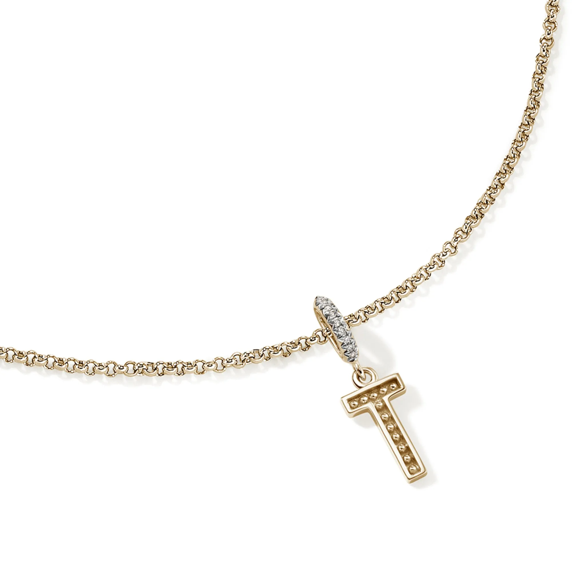 Initial Pendant, Gold, Diamonds|HGGX986222TDI sold by John Hardy product image thumbnail 2