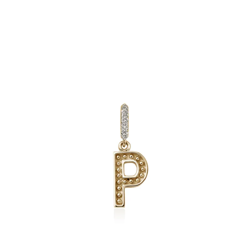 Initial Pendant, Gold, Diamonds|HGGX986222PDI sold by John Hardy