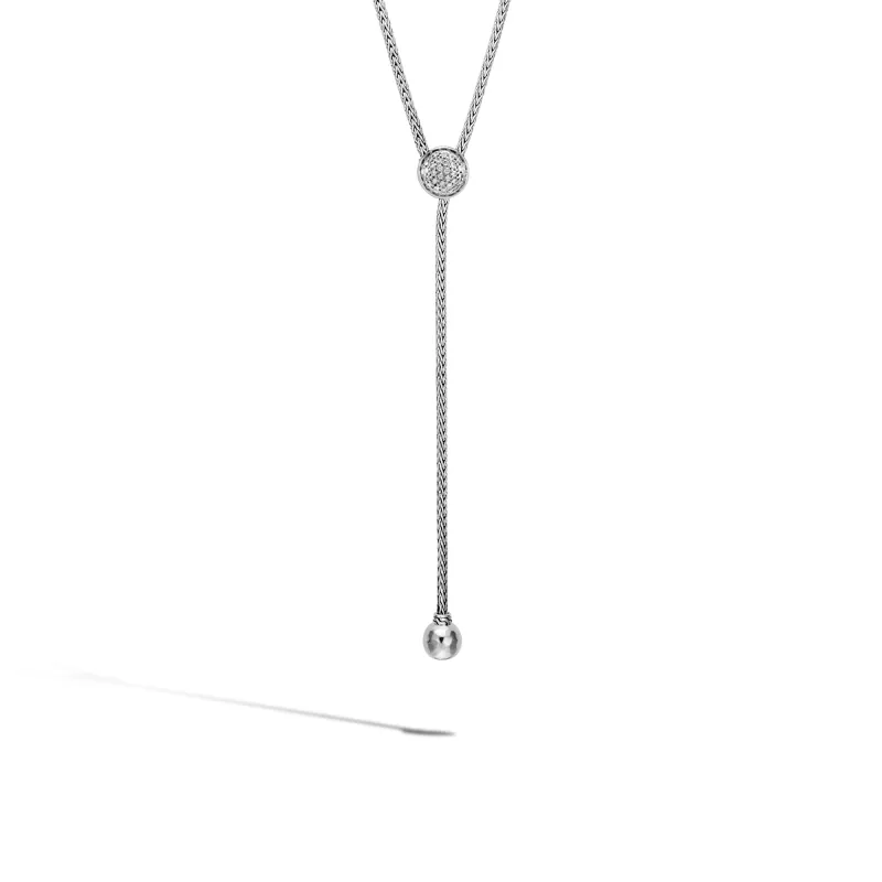 Classic Chain Y Necklace with Diamonds|NBP9995832DI sold by John Hardy