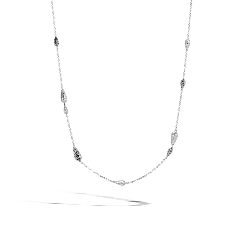 Classic Chain Hammered Long Necklace|NB95140 sold by John Hardy