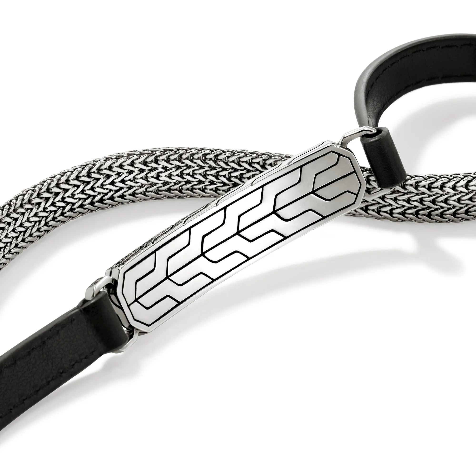 ID Wrap, Sterling Silver, Leather, 9MM|BU98691BL sold by John Hardy product image thumbnail 2