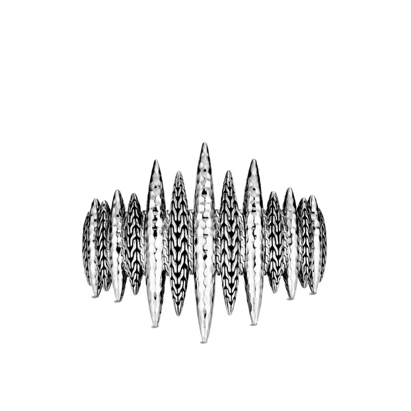 Classic Chain Spear Hammered Flex Cuff|CB90534 made by John Hardy