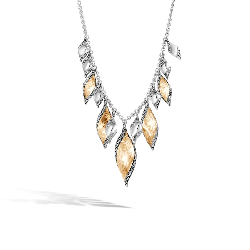 Wave Hammered Drop Necklace|NZ90084 sold by John Hardy