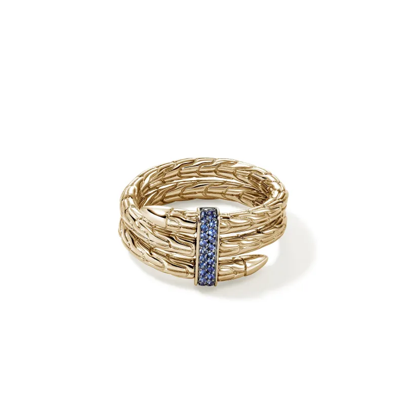 Spear Double Wrap Ring, Gold, Gemstones|RGGS986814BSP sold by John Hardy