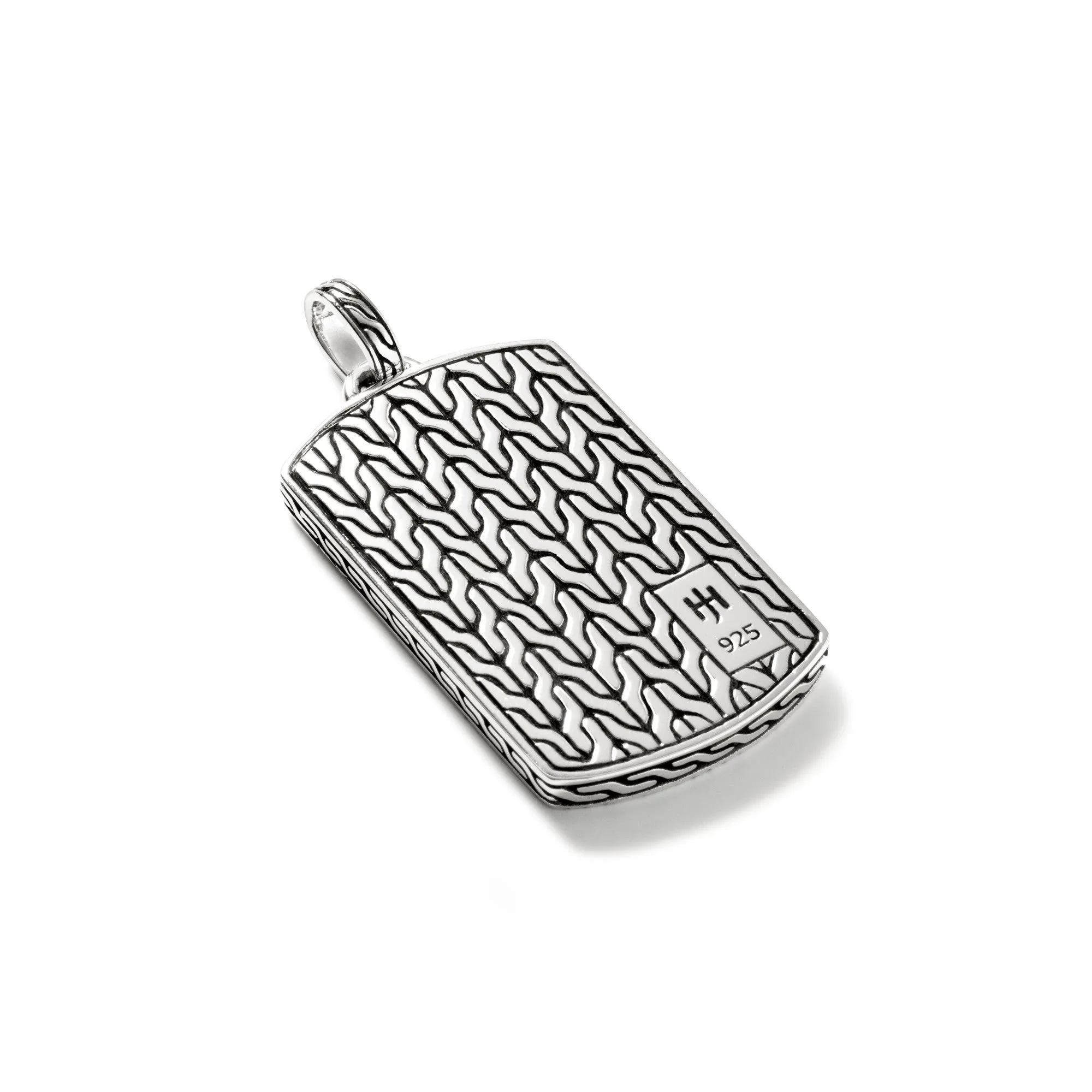 Carved Chain Tag Pendant, Sterling Silver|HM900807 sold by John Hardy product image thumbnail 5