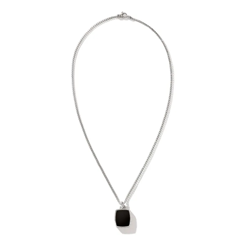 Tag Pendant Necklace, Sterling Silver|NMS9010801BON sold by John Hardy