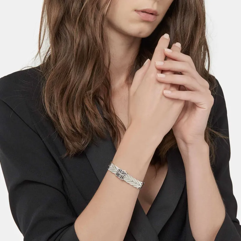 Modern Chain Bracelet with Black Sapphire, Black Spinel|BBS932704BLSBN sold by John Hardy