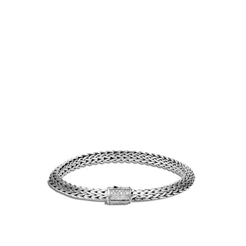 Tiga Chain 6.5MM Pavé Bracelet|BBP905032DI sold by John Hardy