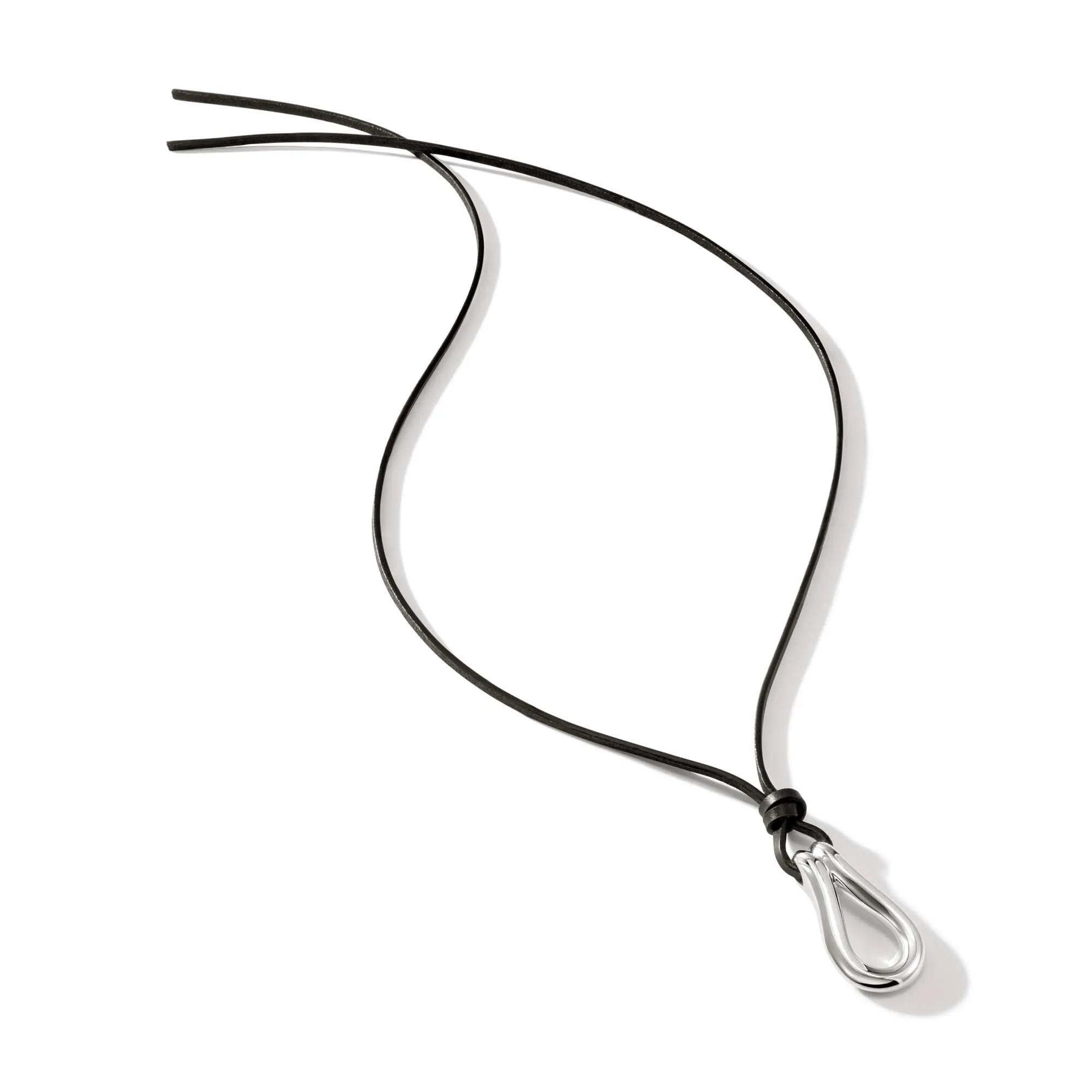 Surf Pendant Necklace, Silver, Leather|NB901056BL sold by John Hardy product image thumbnail 5