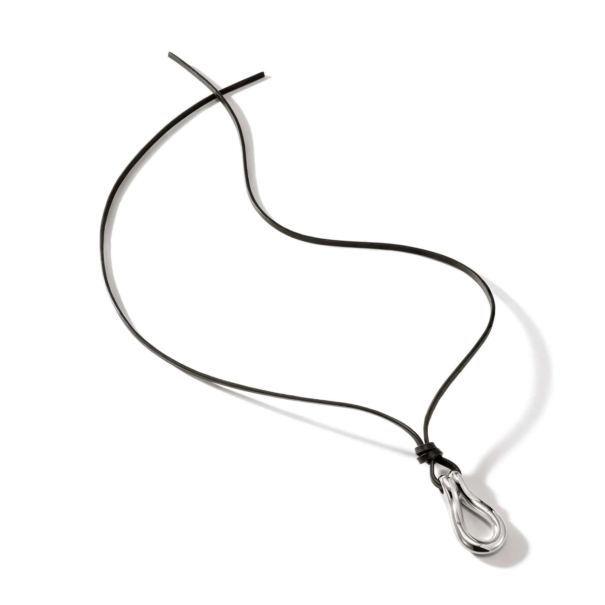 Surf Pendant Necklace, Silver, Leather|NB901056BL sold by John Hardy product image thumbnail 4