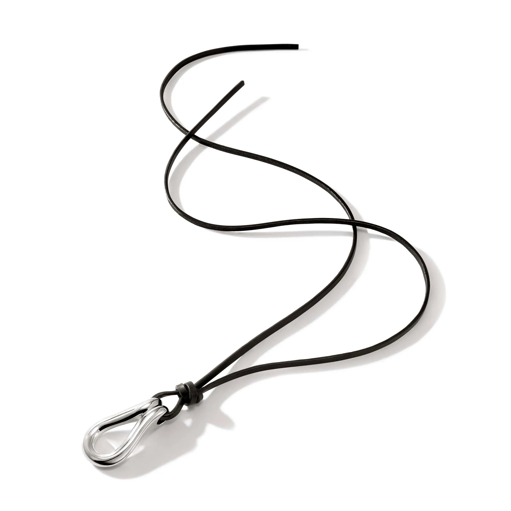 Surf Pendant Necklace, Silver, Leather|NB901056BL sold by John Hardy product image thumbnail 3