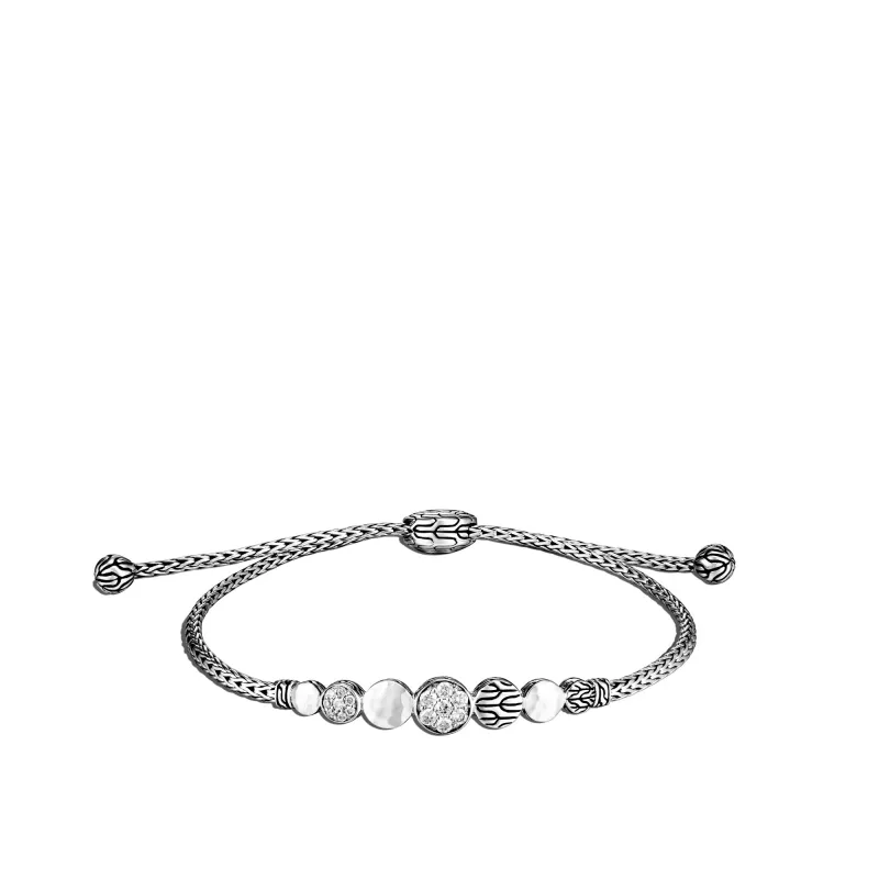 Palu Pavé Station Pull Through Bracelet|BBP300932DI sold by John Hardy