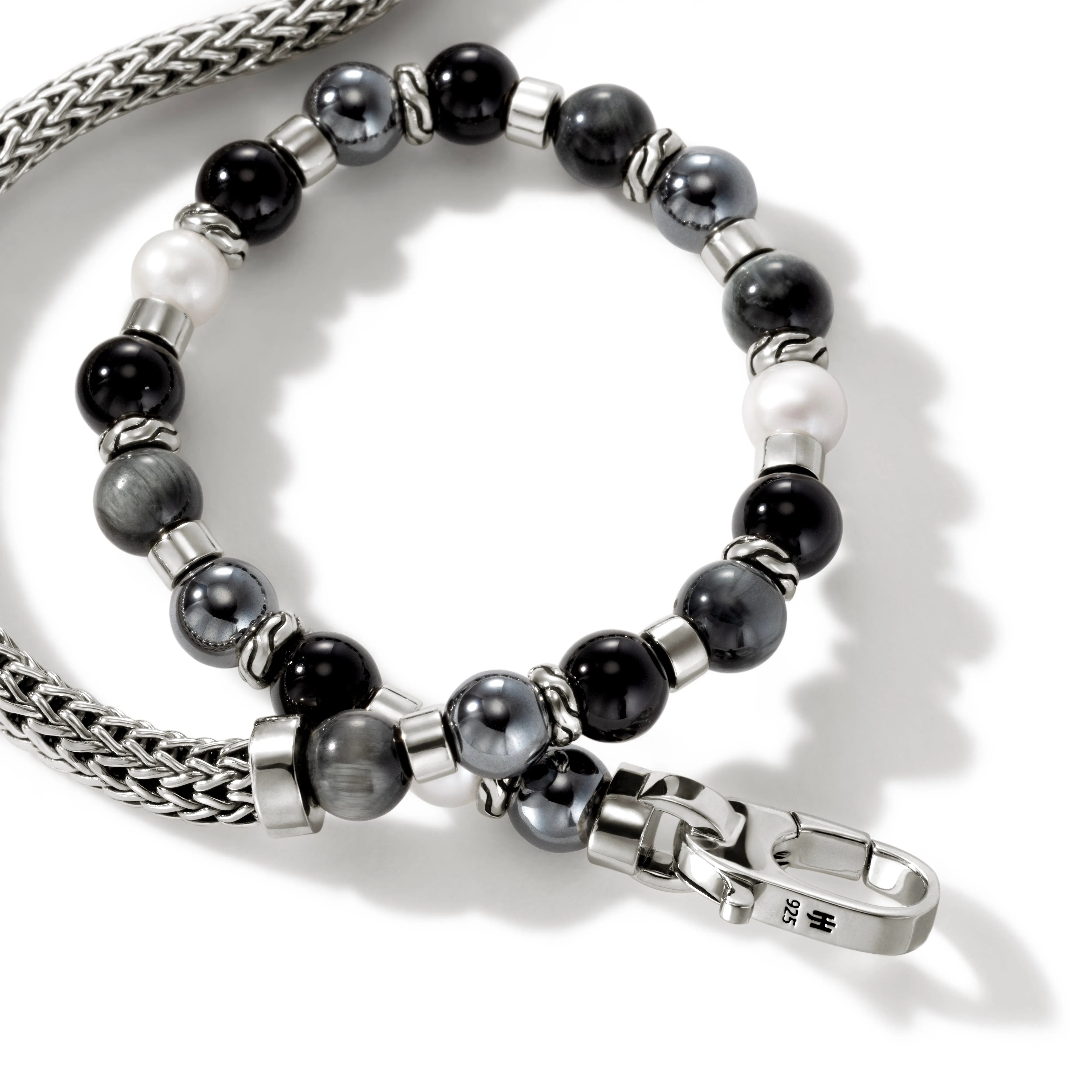 Colorblock Wrap, Silver, Pearl|BUS90110611BONHEEG sold by John Hardy product image thumbnail 2