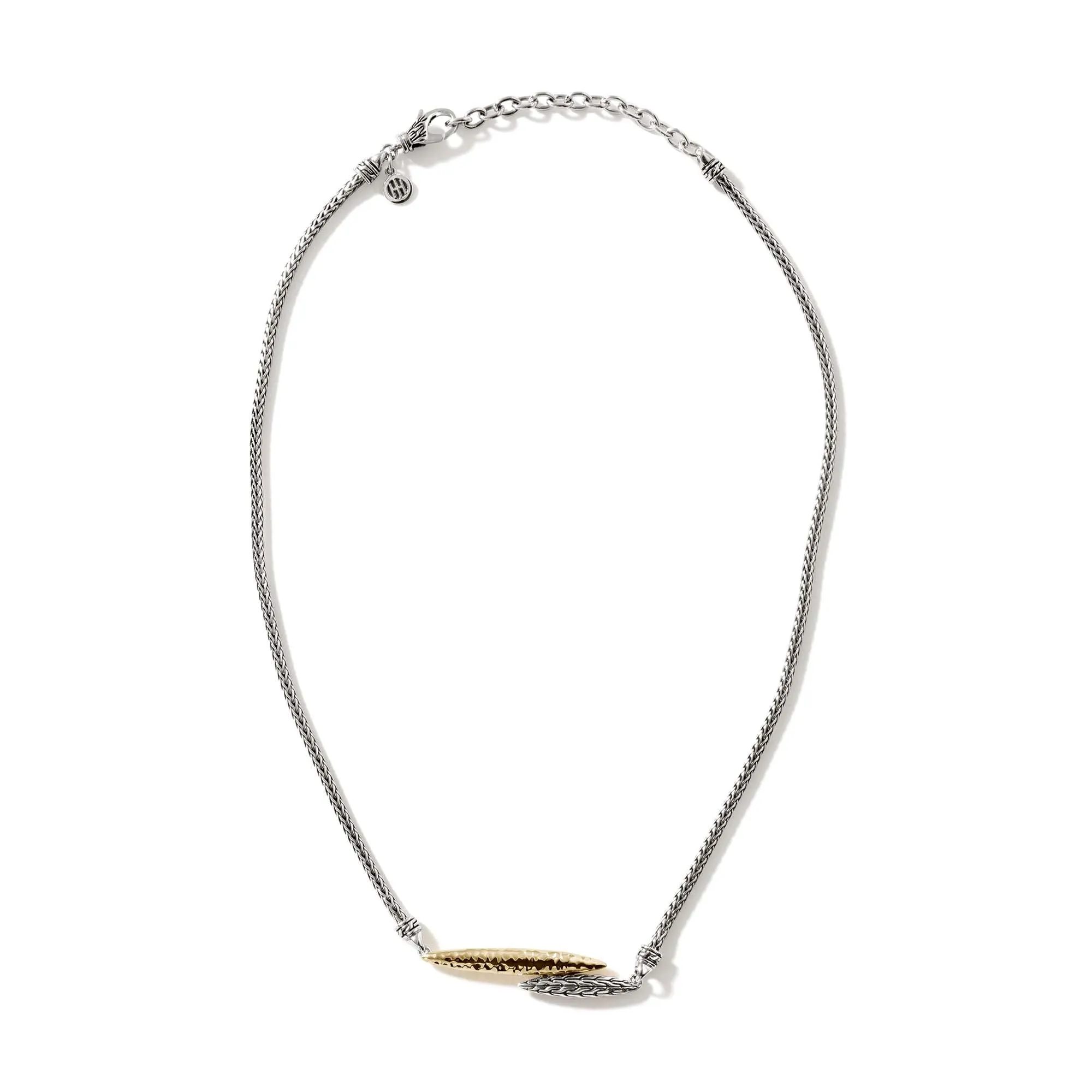 Palu Station Necklace, Sterling Silver, Gold|NZ900976 sold by John Hardy