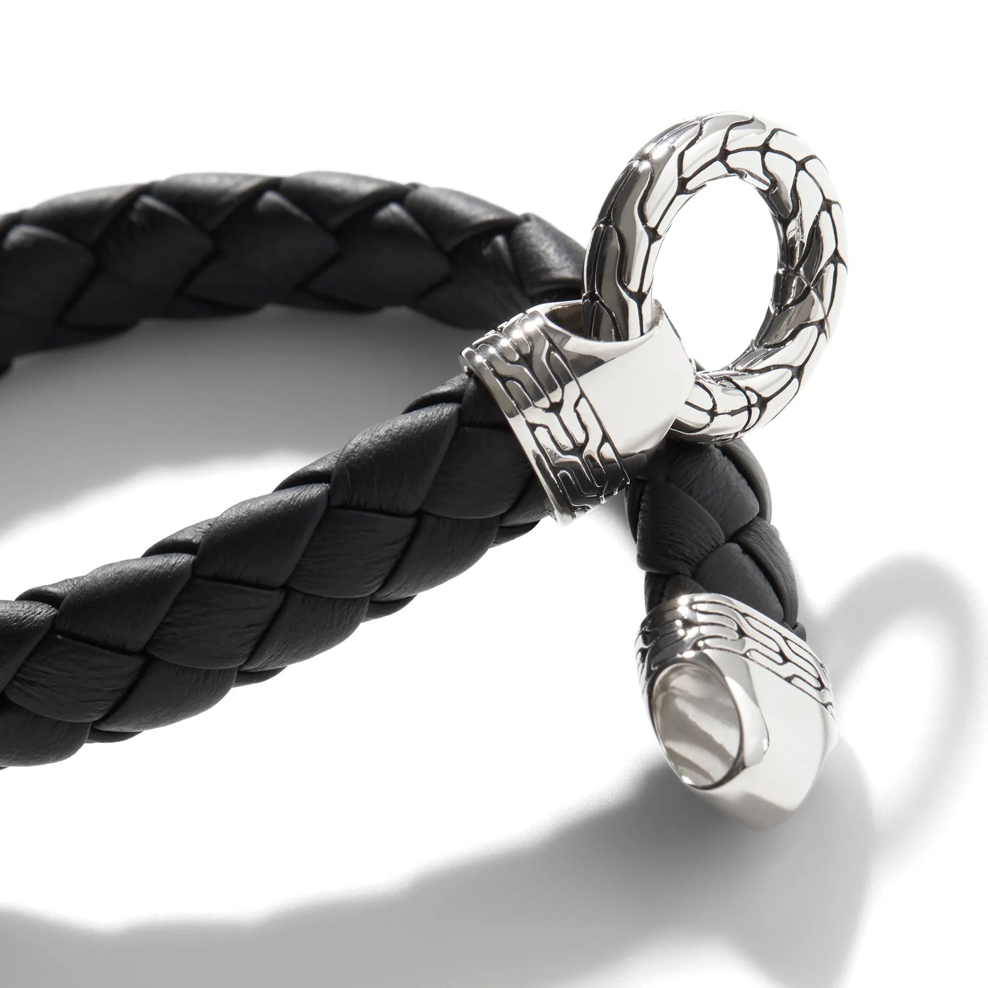 Leather Keyring Bracelet, Sterling Silver|BM9996561BL sold by John Hardy product image thumbnail 3