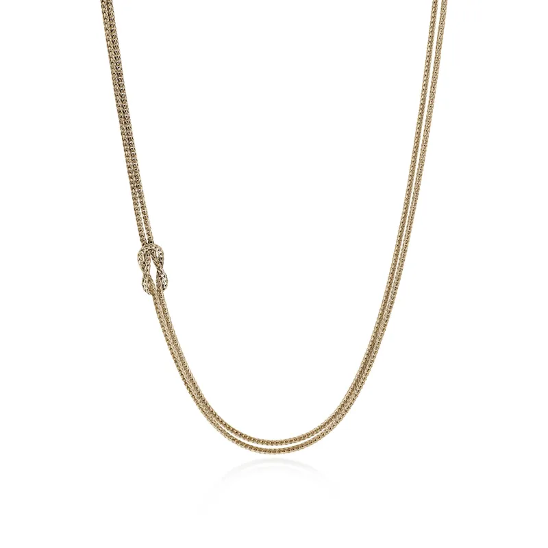 Love Knot Necklace, Gold, 3.6MM|NGG98756 sold by John Hardy