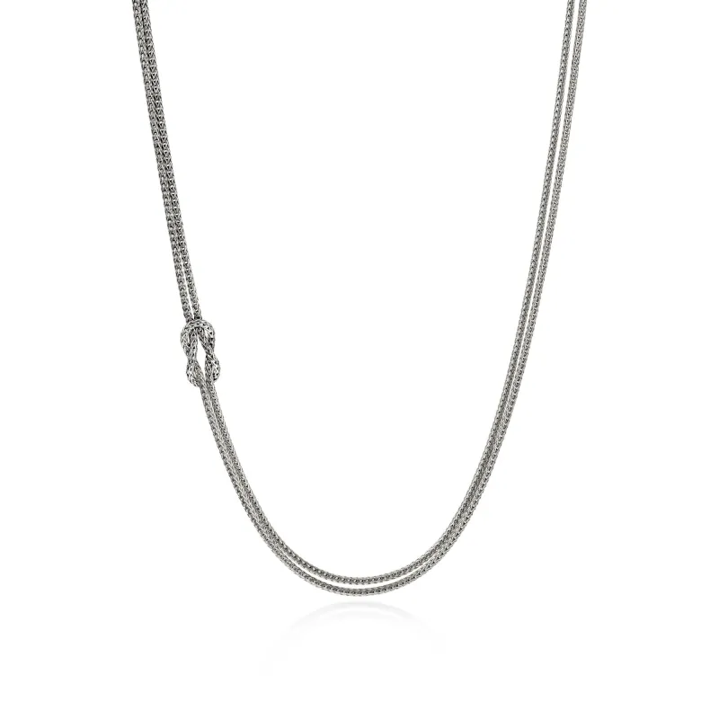 Love Knot Necklace, Sterling Silver, 3.6MM|NB98756 sold by John Hardy