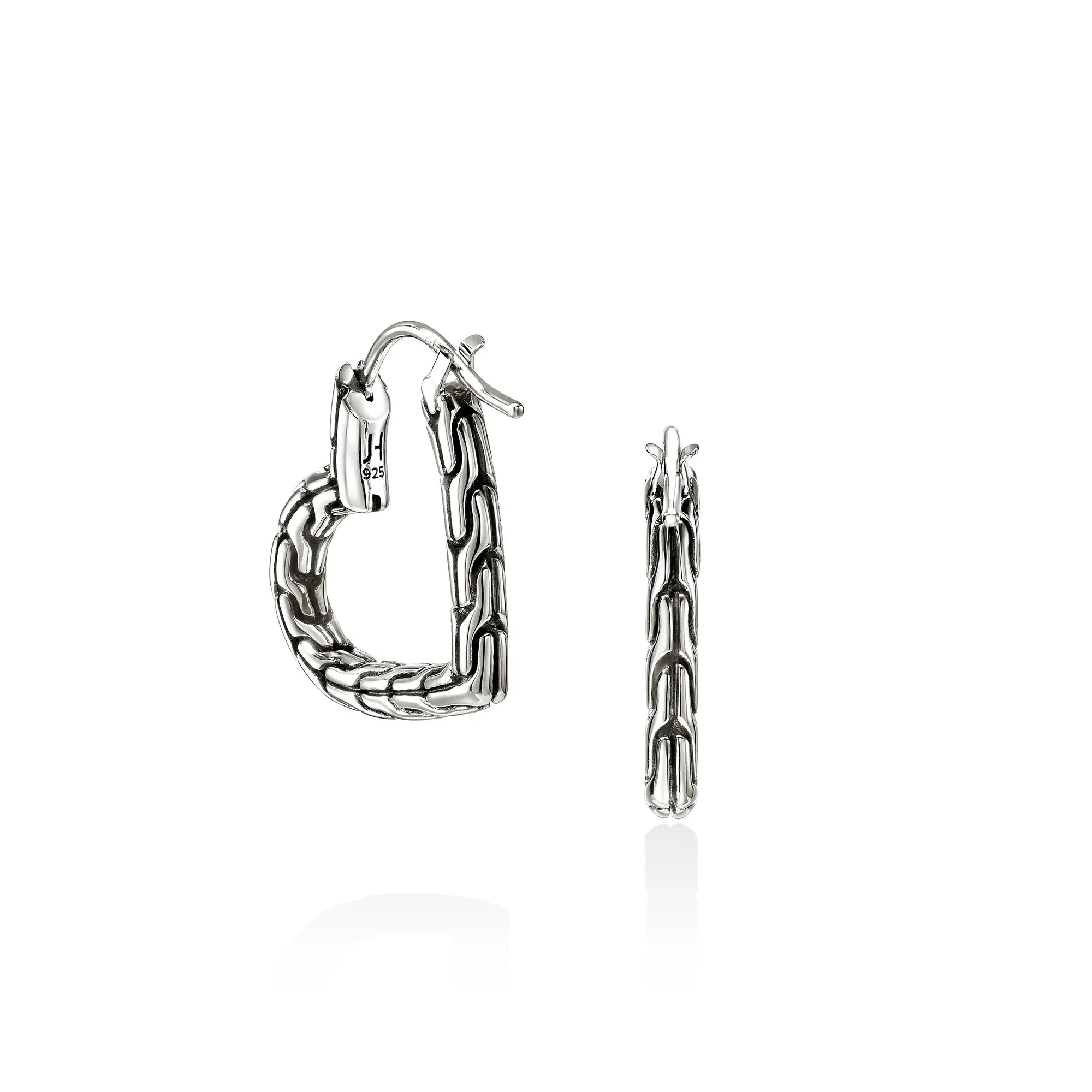JH Essential Heart Hoop Earrings, Sterling Silver, 21MM|EB98968 sold by John Hardy product image thumbnail 3