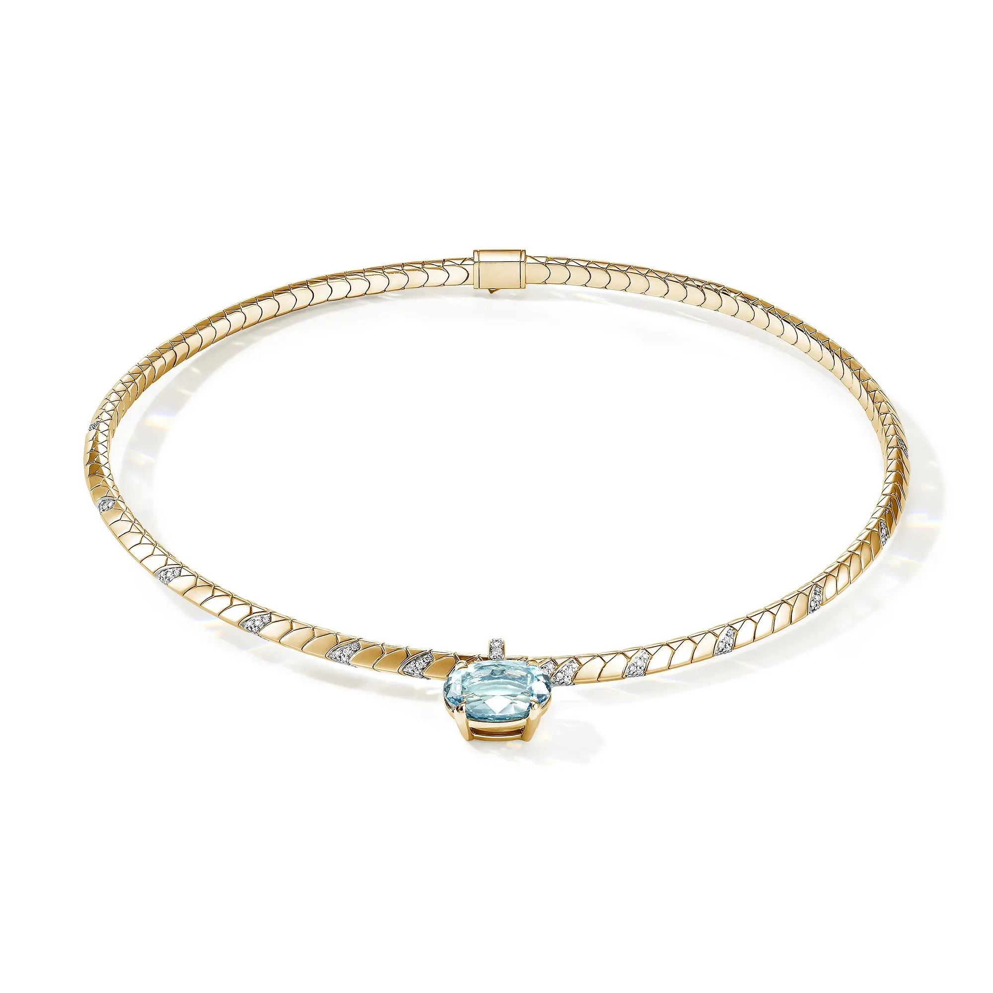 Artisan Series Naga Flex Choker With Pendant|NGS603921AQDI sold by John Hardy