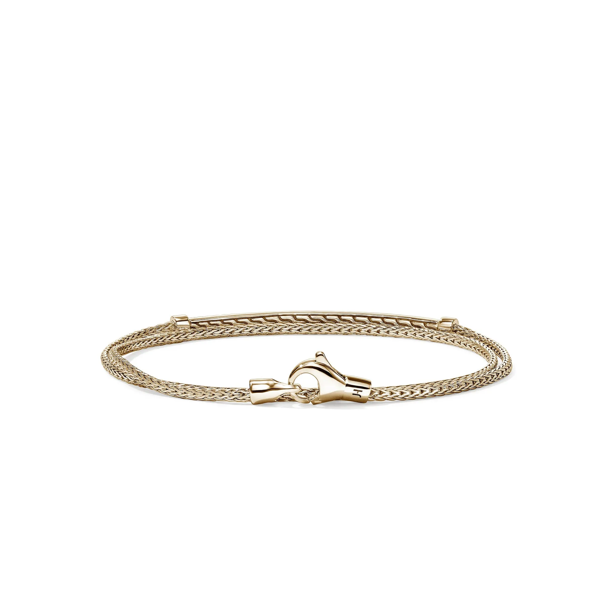 JH Essential Pavé Wrap Bracelet, Gold, Diamonds, 1.8MM|BUGGX987852DI sold by John Hardy product image thumbnail 4