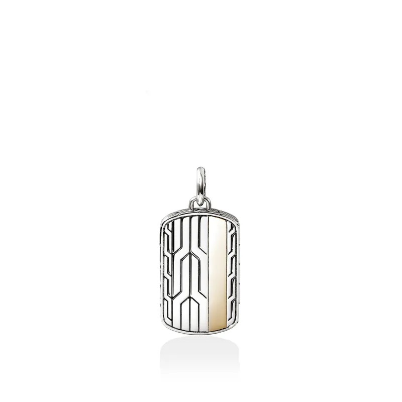Icon 50 Pendant, Gold, Sterling Silver|HMZZ98988 made by John Hardy