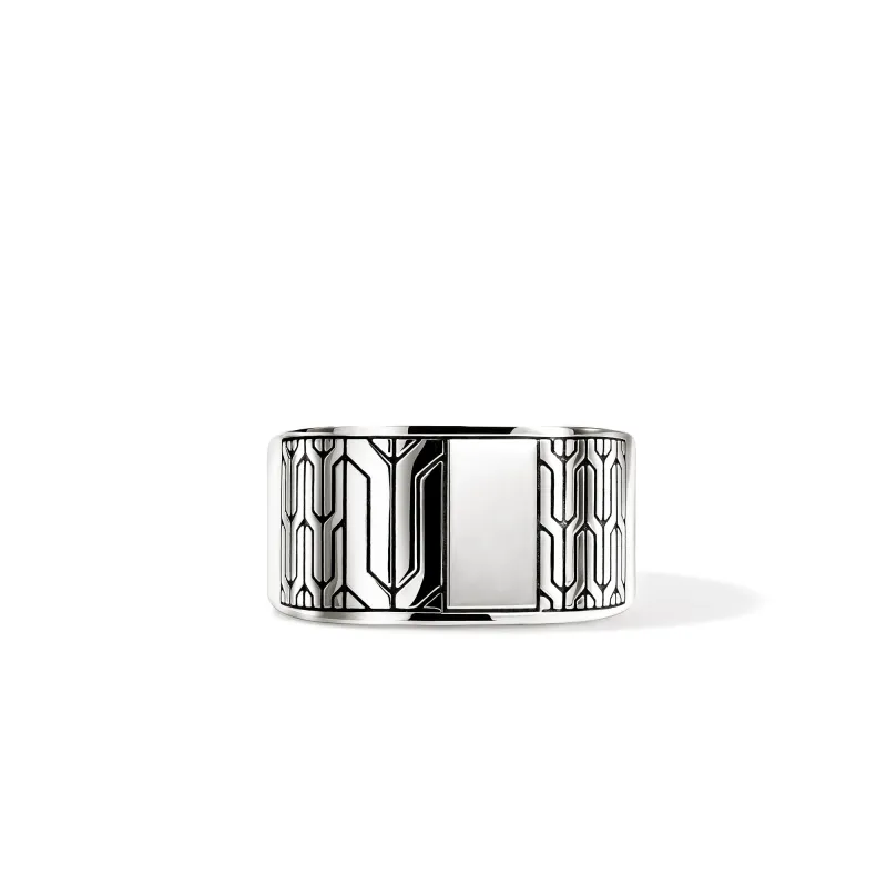 Icon 50 Signet Ring, Sterling Silver|RM98989 sold by John Hardy