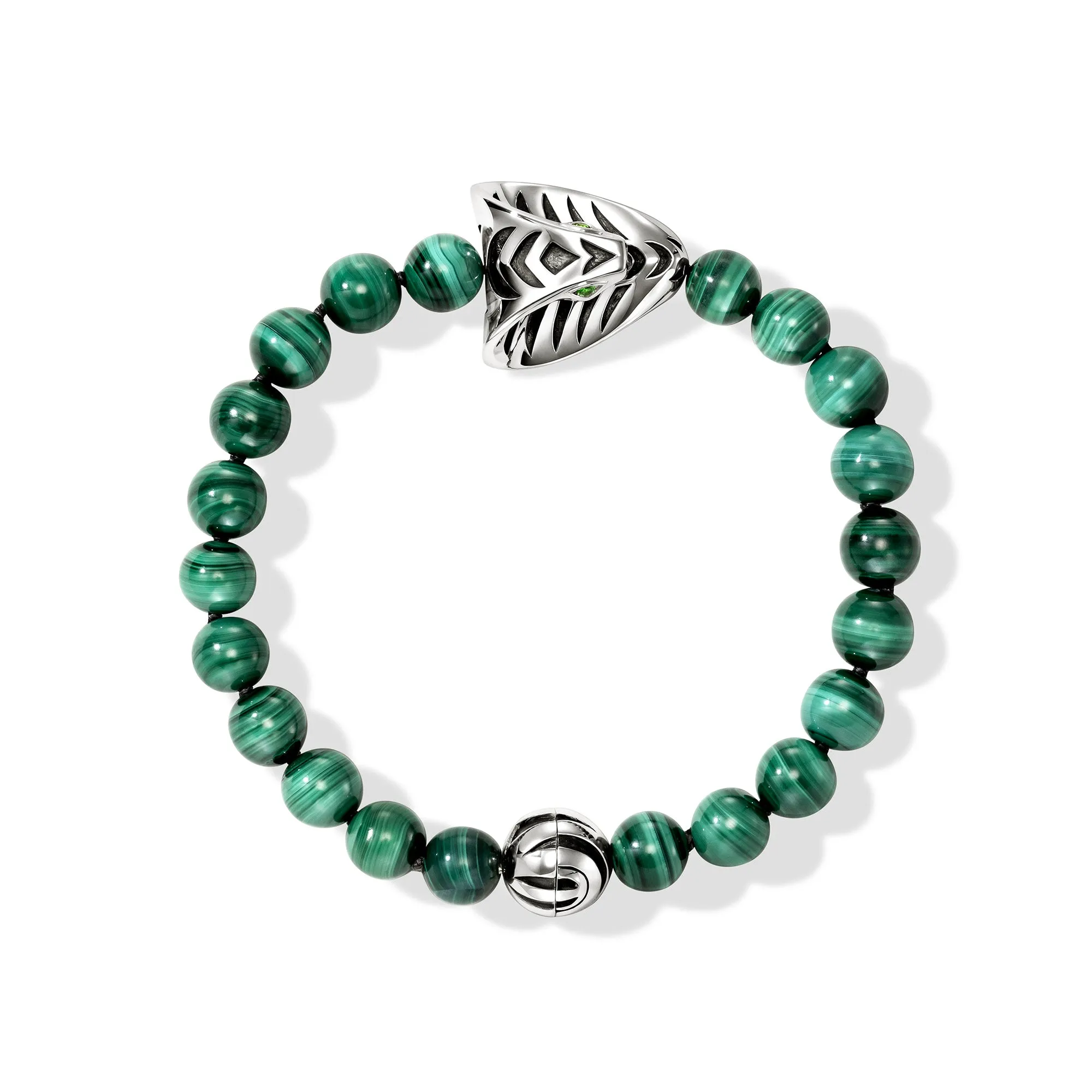 Legends Cobra Bracelet, Sterling Silver, Malachite, 8MM|BUS603841MHTS sold by John Hardy product image thumbnail 3
