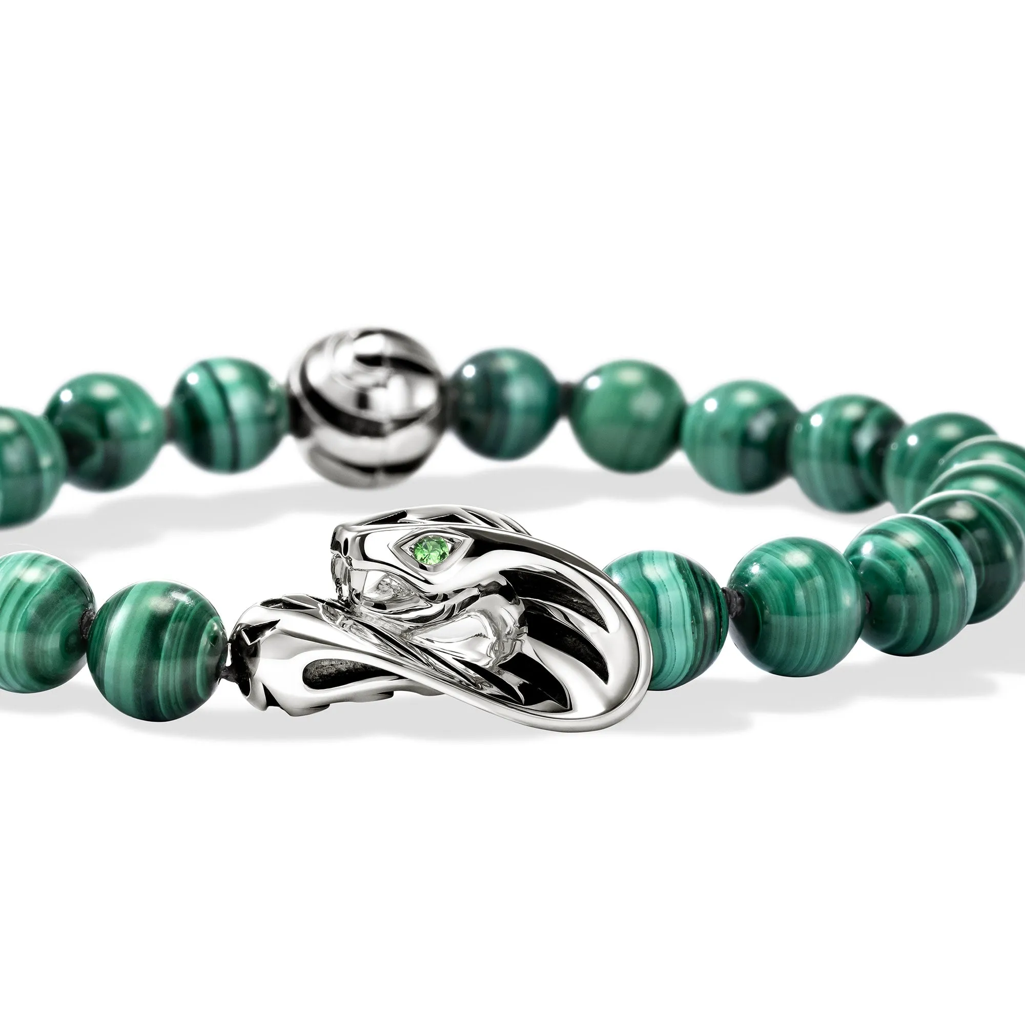 Legends Cobra Bracelet, Sterling Silver, Malachite, 8MM|BUS603841MHTS sold by John Hardy product image thumbnail 2