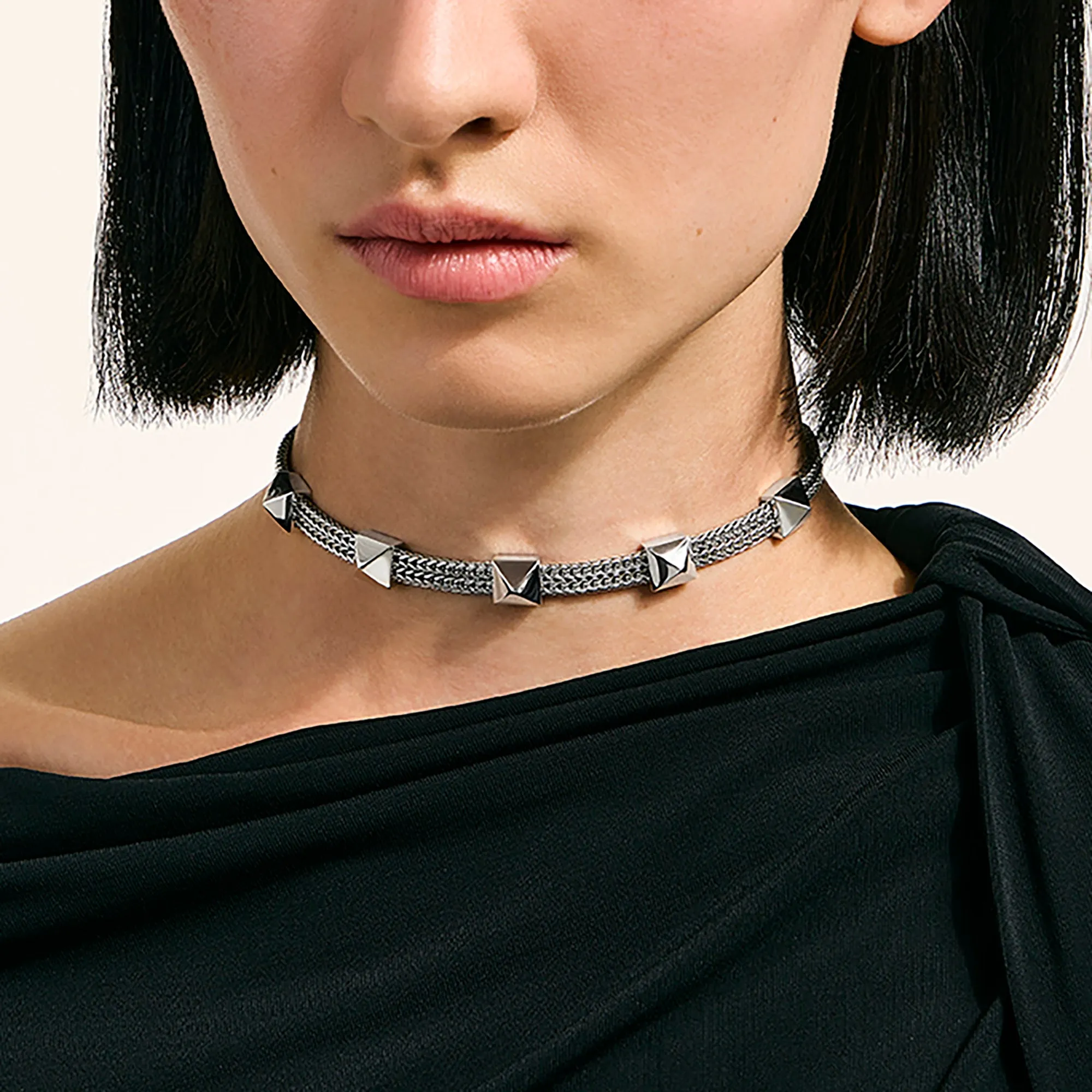 Icon Stud Choker, Sterling Silver, 6MM|NB97217 sold by John Hardy product image thumbnail 4