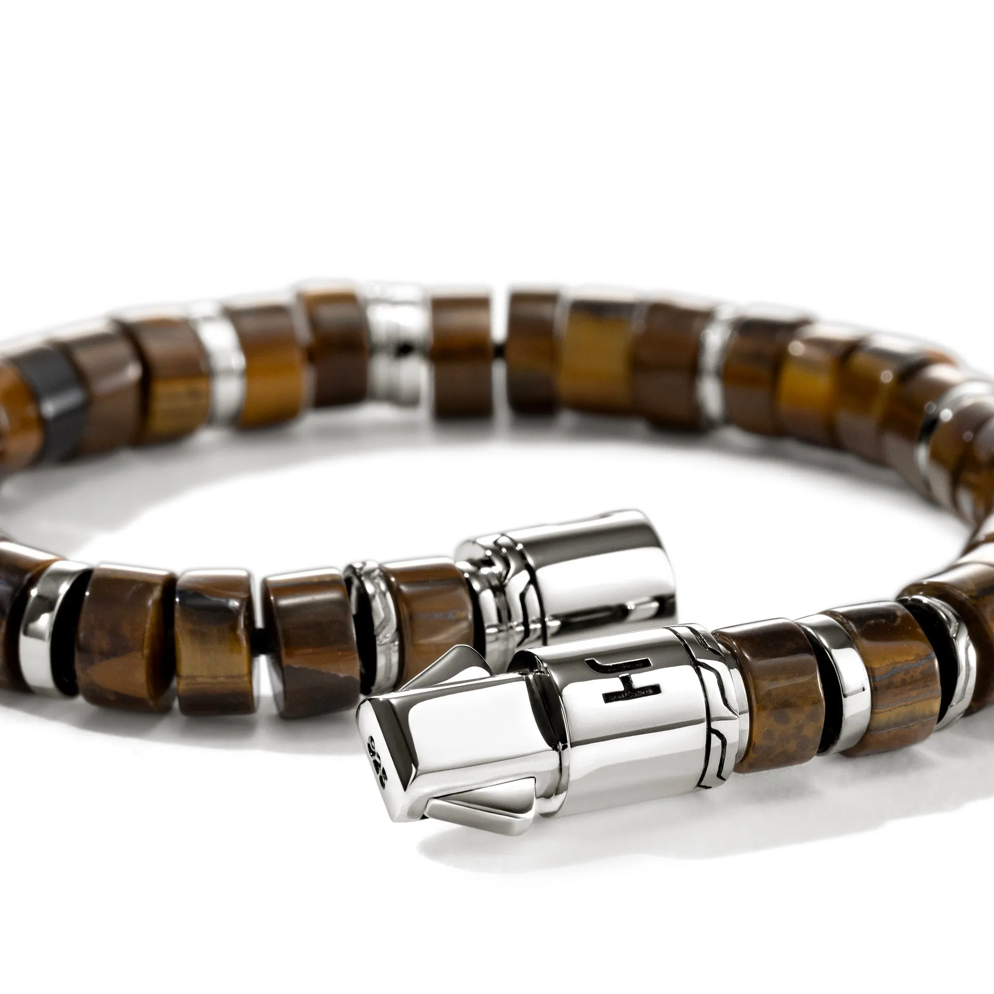 Heishi Bracelet, Sterling Silver, Tiger Eye, 8MM|BUS290131TE sold by John Hardy product image thumbnail 2